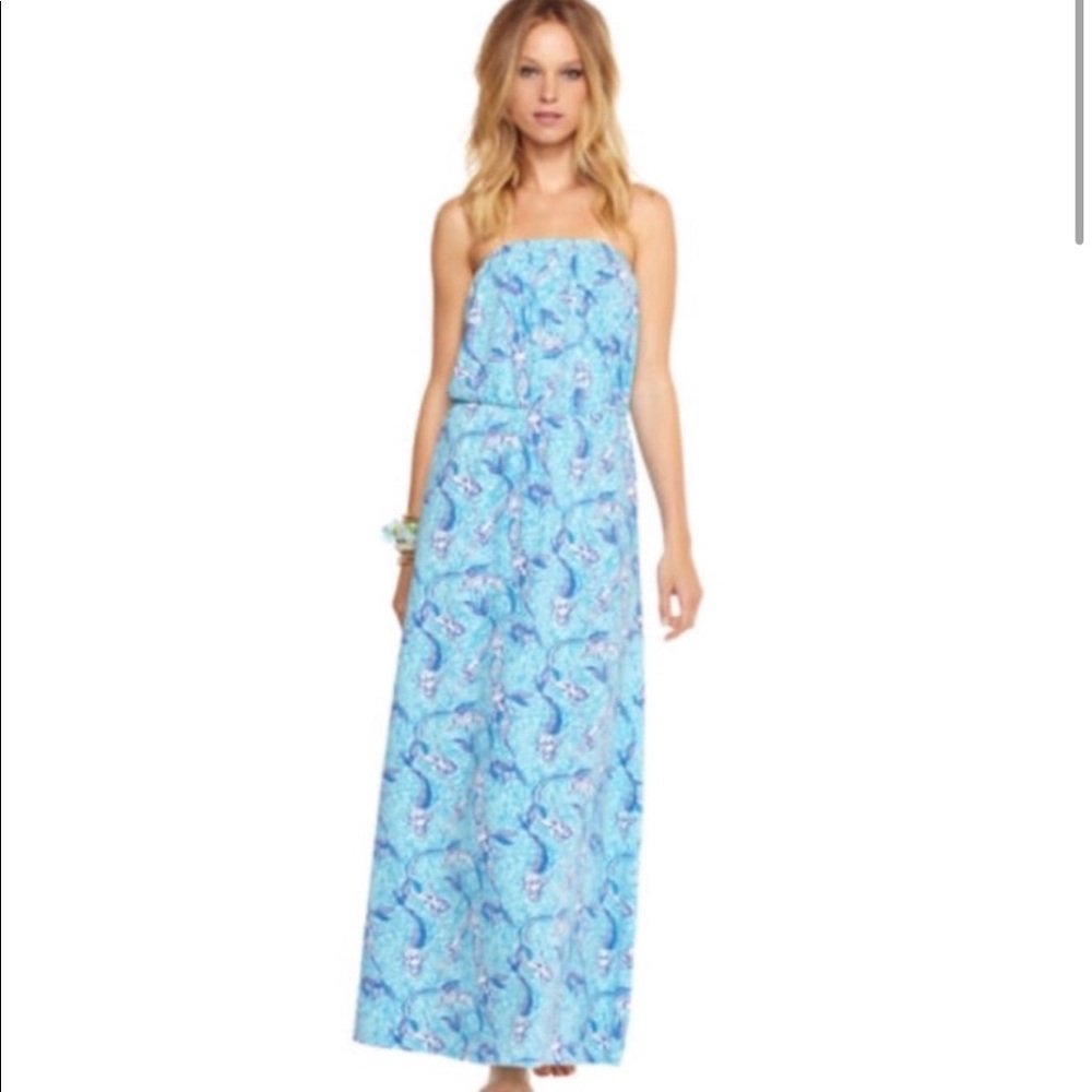 Lilly Pulitzer Mermaid Maxi Dress XS